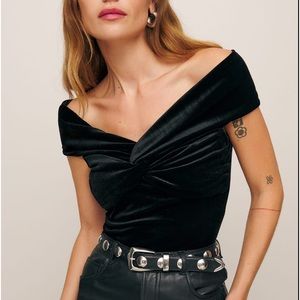 Reformation Velvet Top